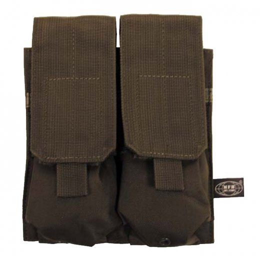 Подсумок MOLLE двухсекционный олива Купить Подсумок MOLLE двухсекционный олива в