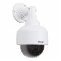 Купить Rexant муляж уличной купольной камеры видеонаблюдения с мигающим красным светодиодом в Москве с доставкой по всей России