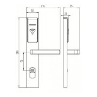 Электронный офисный замок Bonwin BW803SC-K ANSI