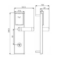 Электронный замок Bonwin BW803BG-T EURO