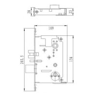 Электронный замок Bonwin BW803BG-T ANSI
