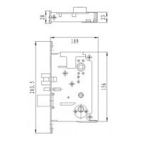 Электронный офисный замок Bonwin BW803BG-T ANSI