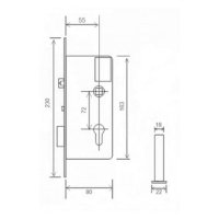 Электронный офисный замок Bonwin BW803BG-T EURO