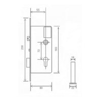 Электронный офисный замок Bonwin BW803SC-T6 EURO