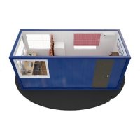 Купить Пост охраны с ночёвкой из сэндвич панелей Краус 6.00х2.45м в 