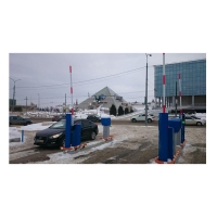 Шлагбаум автоматический скоростной Спринт-Арктик с круглой стрелой 3м