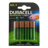 Купить Duracell HR6-4BL 2400mAh предзаряженные (4/40) в 