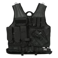 Купить Жилет разгрузочный Rothco Cross Draw MOLLE Tactical Black в 
