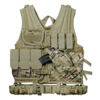 Купить Жилет разгрузочный Rothco Cross Draw MOLLE Tactical MultiCam в 