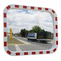 Купить Зеркало дорожное со световозвращающей окантовкой прямоугольное 600х800 мм в 