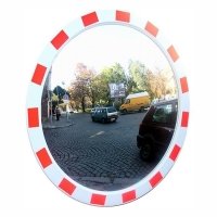 Купить Сферическое зеркало дорожное со световозвращающей окантовкой Ø600 мм в Москве с доставкой по всей России