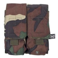 Купить Подсумок MOLLE двухсекционный woodland в Москве с доставкой по всей России