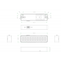 Аварийный светильник светодиодный ЭРА DBA-101-0-20 непостоянный 30LED 5ч IP20