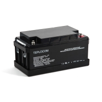 Купить АККУМУЛЯТОР ГЕРМЕТИЧНЫЙ СВИНЦОВО-КИСЛОТНЫЙ TEPLOCOM 65АЧ в 