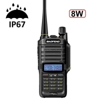 Купить Рация Baofeng UV-9R Plus ip67 8 Ватт (с гарнитурой) в 