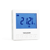Купить ВСТРАИВАЕМЫЙ ПРОГРАММИРУЕМЫЙ КОМНАТНЫЙ ТЕРМОСТАТ TEPLOCOM TS-PROG-220/3A в 